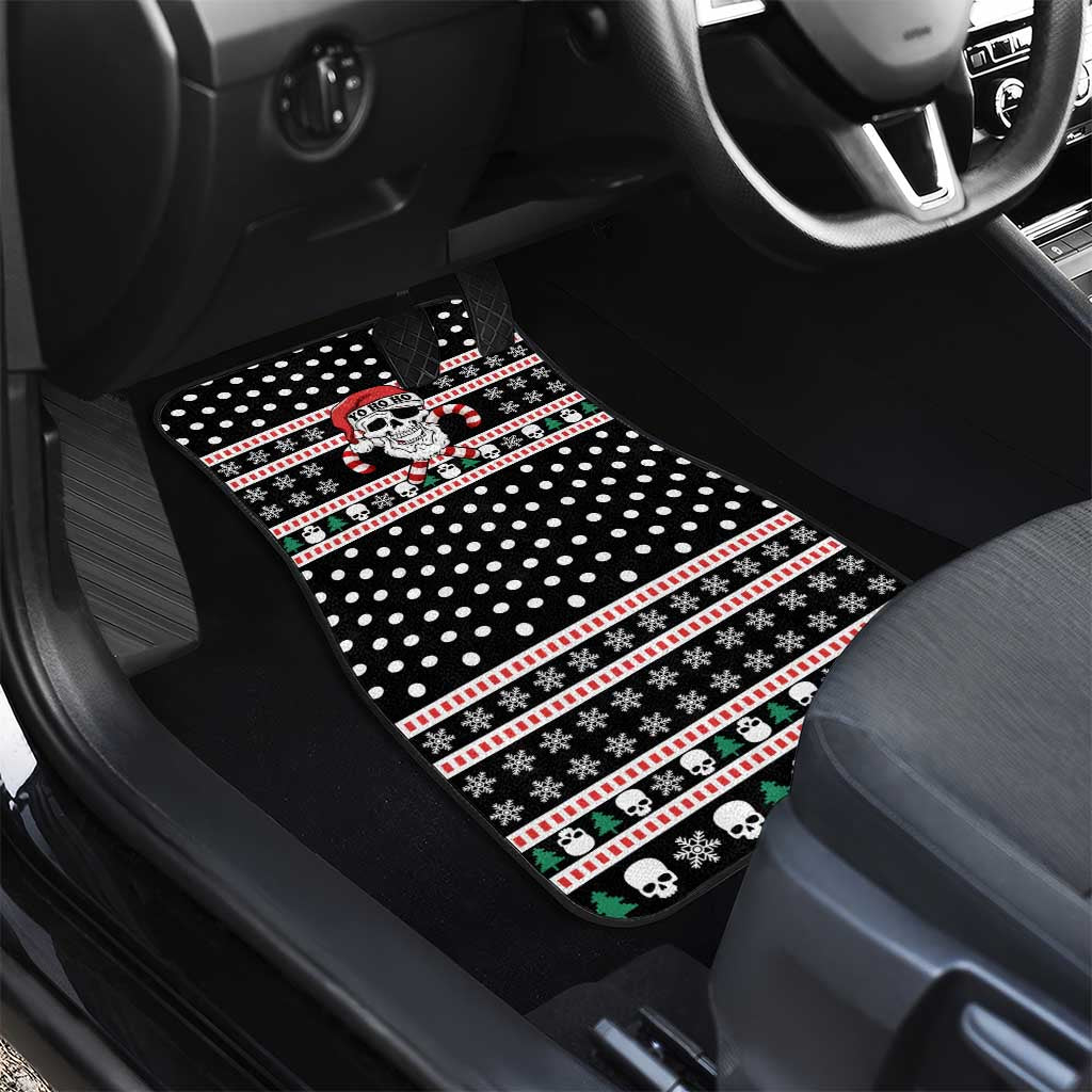 Skull Creepmas Christmas Yall Christmas Car Mats Xmas Holiday Patterns - Wonder Print Shop