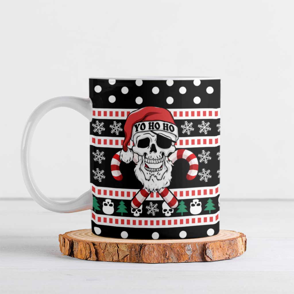 Skull Creepmas Christmas Yall Christmas Ceramic Mug Xmas Holiday Patterns - Wonder Print Shop