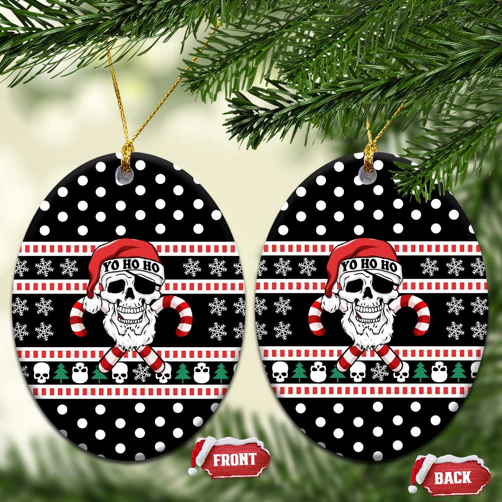 Skull Creepmas Christmas Yall Christmas Ceramic Ornament Xmas Holiday Patterns - Wonder Print Shop