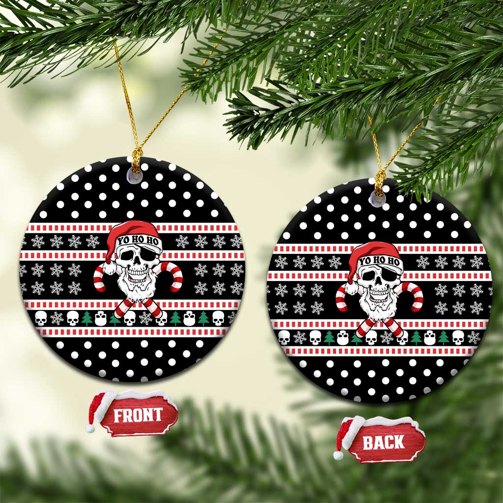 Skull Creepmas Christmas Yall Christmas Ceramic Ornament Xmas Holiday Patterns - Wonder Print Shop