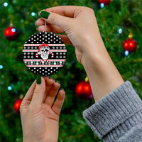 Skull Creepmas Christmas Yall Christmas Ceramic Ornament Xmas Holiday Patterns - Wonder Print Shop
