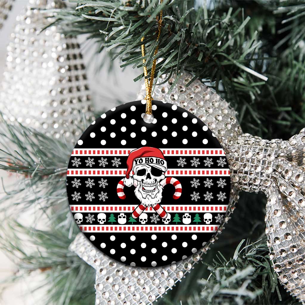 Skull Creepmas Christmas Yall Christmas Ceramic Ornament Xmas Holiday Patterns - Wonder Print Shop