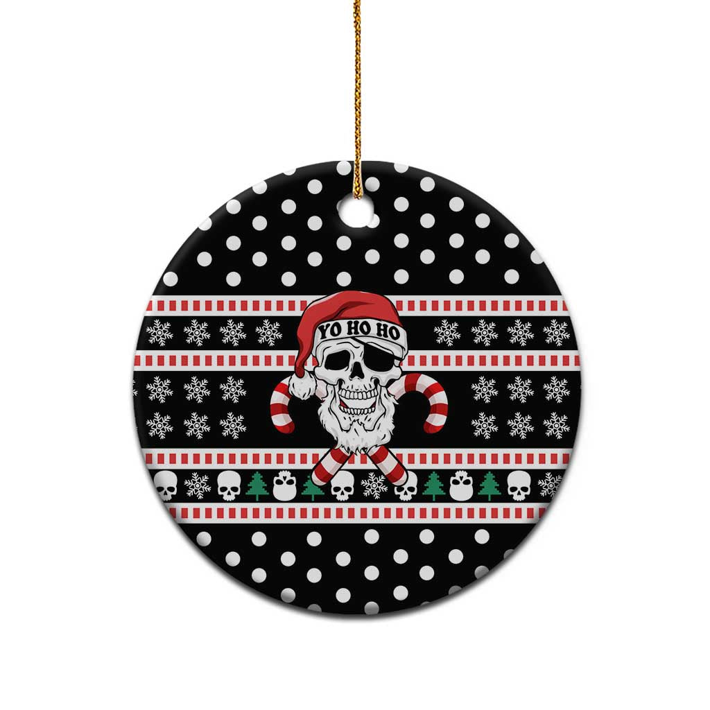 Skull Creepmas Christmas Yall Christmas Ceramic Ornament Xmas Holiday Patterns - Wonder Print Shop