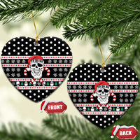 Skull Creepmas Christmas Yall Christmas Ceramic Ornament Xmas Holiday Patterns - Wonder Print Shop