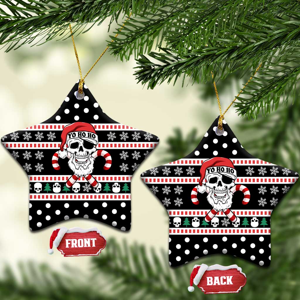 Skull Creepmas Christmas Yall Christmas Ceramic Ornament Xmas Holiday Patterns - Wonder Print Shop