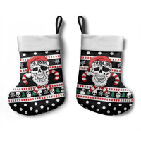 Skull Creepmas Christmas Yall Christmas Stocking Xmas Holiday Patterns - Wonder Print Shop