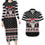 Skull Creepmas Christmas Yall Christmas Couples Matching Long Sleeve Bodycon Dress and Hawaiian Shirt Xmas Holiday Patterns - Wonder Print Shop