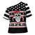 Skull Creepmas Christmas Yall Christmas Cross Shoulder Shirt Xmas Holiday Patterns - Wonder Print Shop