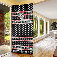 Skull Creepmas Christmas Yall Christmas Door Cover Xmas Holiday Patterns - Wonder Print Shop