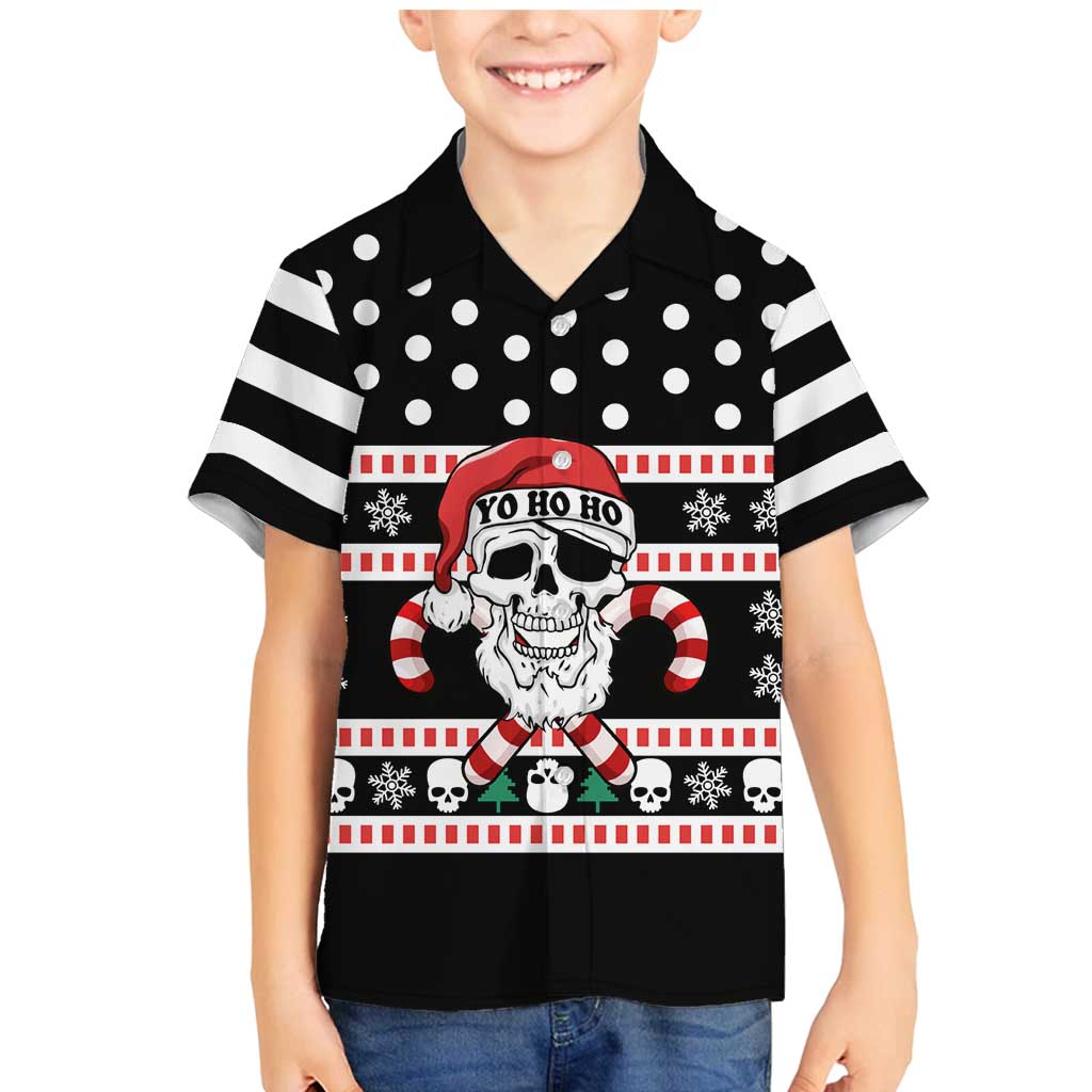 Skull Creepmas Christmas Yall Christmas Family Matching Mermaid Dress and Hawaiian Shirt Xmas Holiday Patterns - Wonder Print Shop