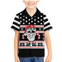 Skull Creepmas Christmas Yall Christmas Family Matching Mermaid Dress and Hawaiian Shirt Xmas Holiday Patterns - Wonder Print Shop