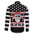 Skull Creepmas Christmas Yall Christmas Family Matching Off The Shoulder Long Sleeve Dress and Hawaiian Shirt Xmas Holiday Patterns - Wonder Print Shop