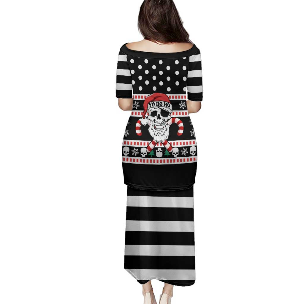 Skull Creepmas Christmas Yall Christmas Family Matching Puletasi and Hawaiian Shirt Xmas Holiday Patterns - Wonder Print Shop