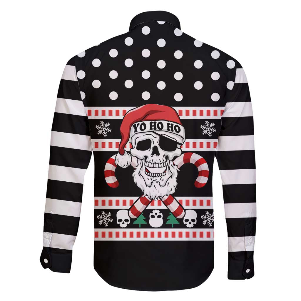 Skull Creepmas Christmas Yall Christmas Family Matching Short Sleeve Bodycon Dress and Hawaiian Shirt Xmas Holiday Patterns - Wonder Print Shop