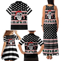 Skull Creepmas Christmas Yall Christmas Family Matching Tank Maxi Dress and Hawaiian Shirt Xmas Holiday Patterns - Wonder Print Shop