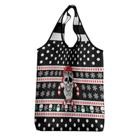 Skull Creepmas Christmas Yall Christmas Grocery Bag Xmas Holiday Patterns - Wonder Print Shop