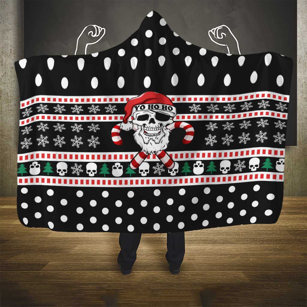 Skull Creepmas Christmas Yall Christmas Hooded Blanket Xmas Holiday Patterns - Wonder Print Shop