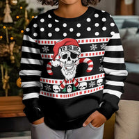 Skull Creepmas Christmas Yall Christmas Kid Ugly Christmas Sweater Xmas Holiday Patterns - Wonder Print Shop