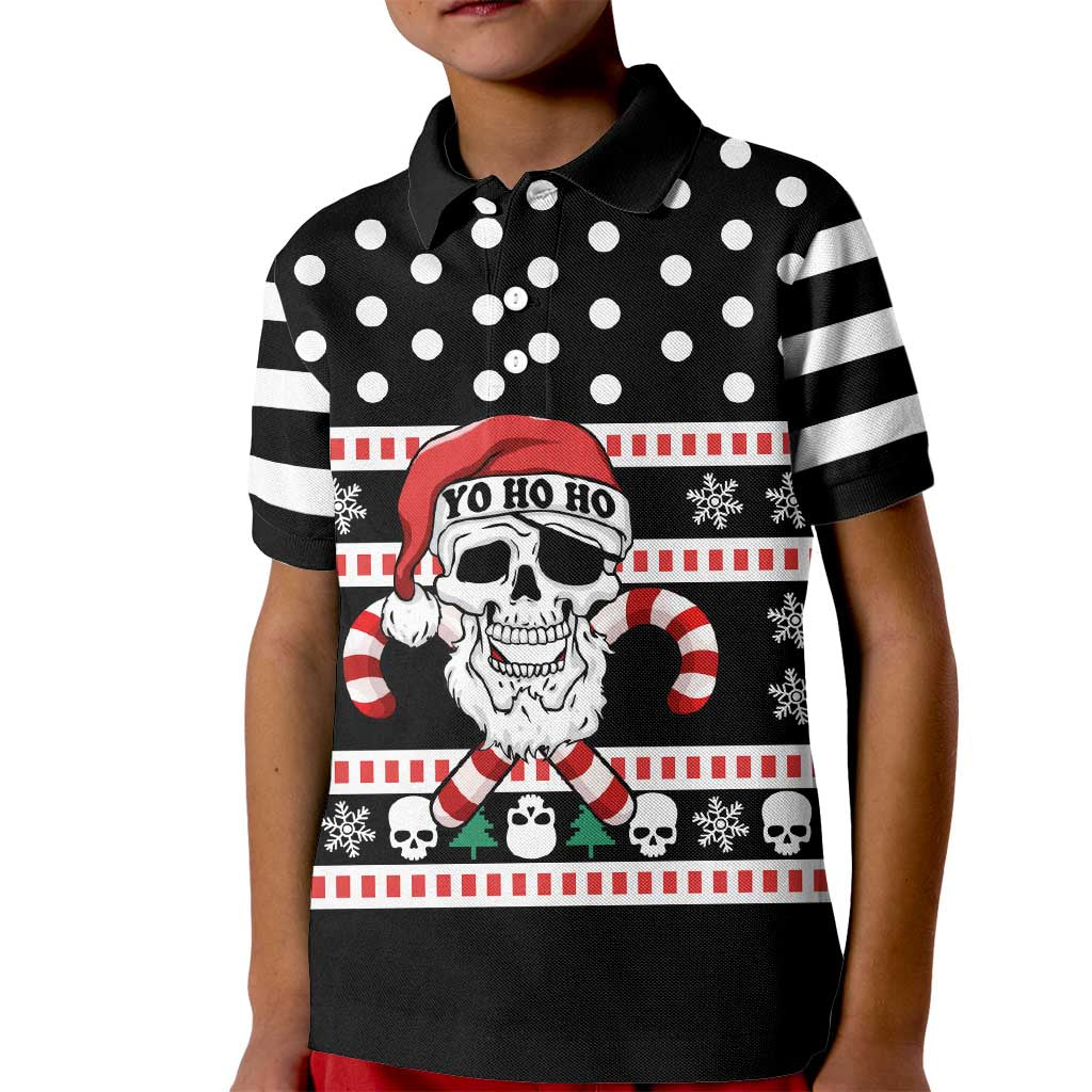 Skull Creepmas Christmas Yall Christmas Kid Polo Shirt Xmas Holiday Patterns - Wonder Print Shop