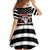 Skull Creepmas Christmas Yall Christmas Kid Short Sleeve Dress Xmas Holiday Patterns - Wonder Print Shop