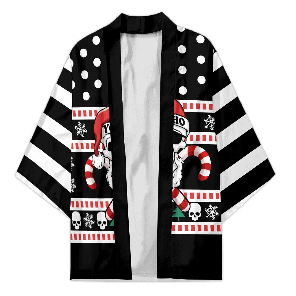 Skull Creepmas Christmas Yall Christmas Kimono Xmas Holiday Patterns - Wonder Print Shop