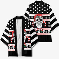 Skull Creepmas Christmas Yall Christmas Kimono Xmas Holiday Patterns - Wonder Print Shop