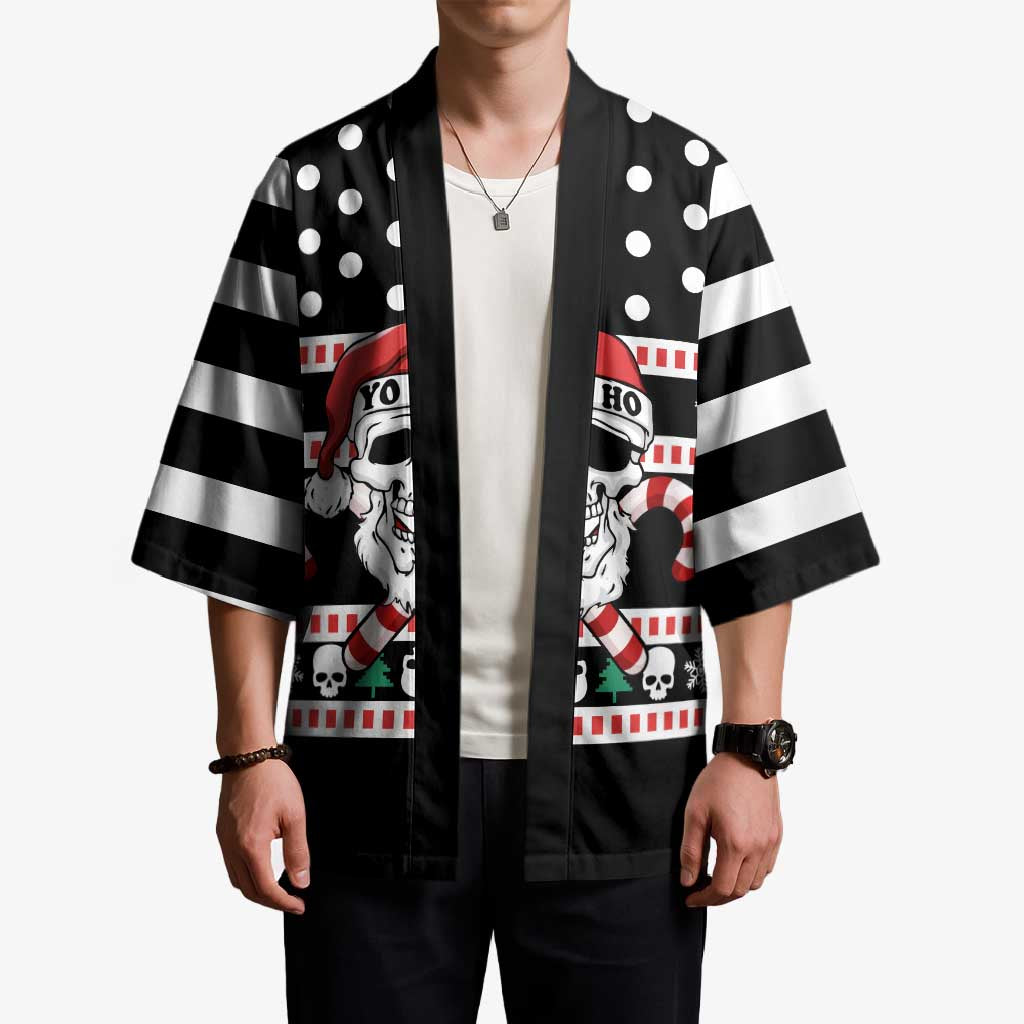 Skull Creepmas Christmas Yall Christmas Kimono Xmas Holiday Patterns - Wonder Print Shop