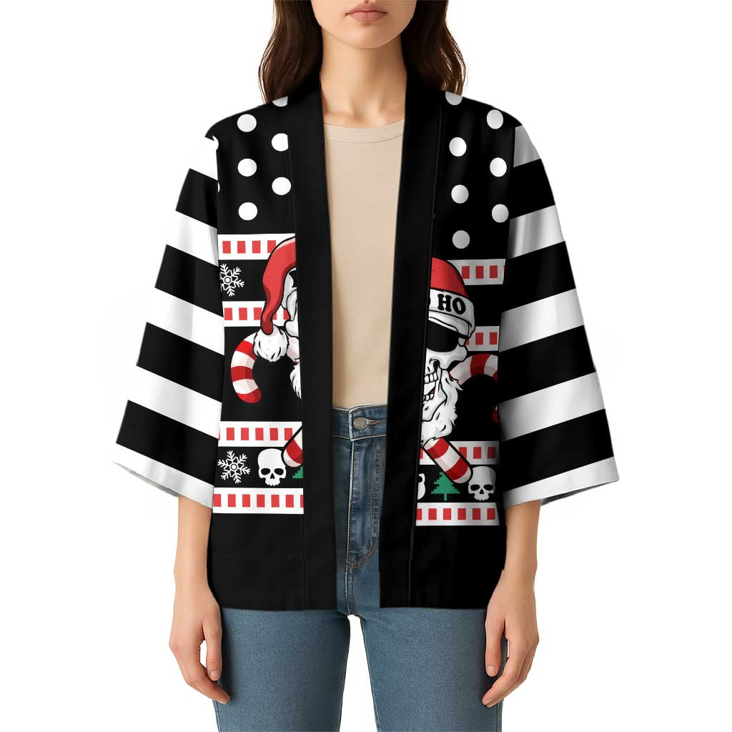 Skull Creepmas Christmas Yall Christmas Kimono Xmas Holiday Patterns - Wonder Print Shop