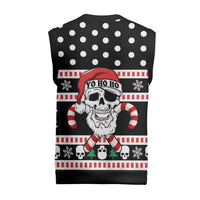 Skull Creepmas Christmas Yall Christmas Knitted V-Neck Vest Xmas Holiday Patterns - Wonder Print Shop