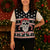 Skull Creepmas Christmas Yall Christmas Knitted V-Neck Vest Xmas Holiday Patterns - Wonder Print Shop
