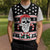 Skull Creepmas Christmas Yall Christmas Knitted V-Neck Vest Xmas Holiday Patterns - Wonder Print Shop