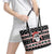 Skull Creepmas Christmas Yall Christmas Leather Tote Bag Xmas Holiday Patterns - Wonder Print Shop