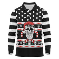 Skull Creepmas Christmas Yall Christmas Long Sleeve Polo Shirt Xmas Holiday Patterns - Wonder Print Shop