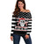 Skull Creepmas Christmas Yall Christmas Off Shoulder Sweater Xmas Holiday Patterns - Wonder Print Shop