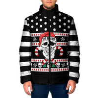 Skull Creepmas Christmas Yall Christmas Padded Jacket Xmas Holiday Patterns - Wonder Print Shop