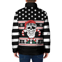 Skull Creepmas Christmas Yall Christmas Padded Jacket Xmas Holiday Patterns - Wonder Print Shop