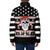 Skull Creepmas Christmas Yall Christmas Padded Jacket Xmas Holiday Patterns - Wonder Print Shop
