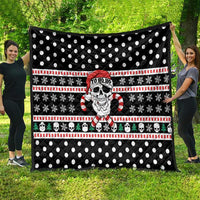 Skull Creepmas Christmas Yall Christmas Quilt Xmas Holiday Patterns - Wonder Print Shop
