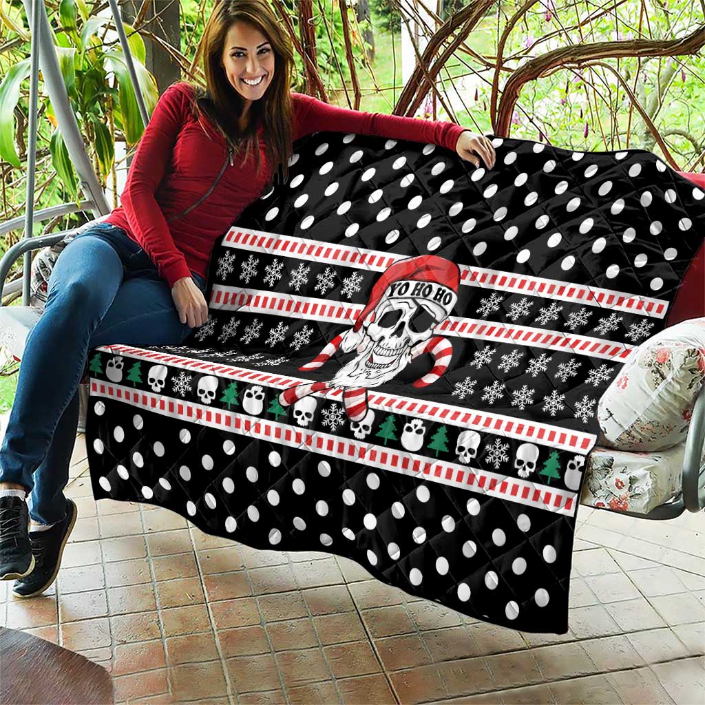 Skull Creepmas Christmas Yall Christmas Quilt Xmas Holiday Patterns - Wonder Print Shop