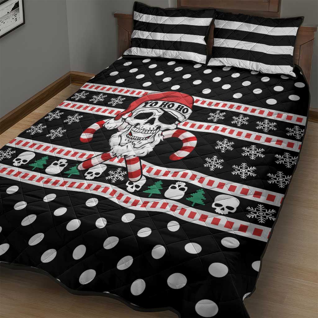 Skull Creepmas Christmas Yall Christmas Quilt Bed Set Xmas Holiday Patterns - Wonder Print Shop