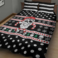 Skull Creepmas Christmas Yall Christmas Quilt Bed Set Xmas Holiday Patterns - Wonder Print Shop