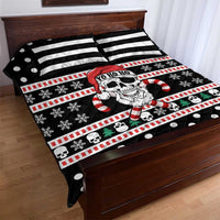 Skull Creepmas Christmas Yall Christmas Quilt Bed Set Xmas Holiday Patterns - Wonder Print Shop