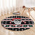 Skull Creepmas Christmas Yall Christmas Round Carpet Xmas Holiday Patterns - Wonder Print Shop
