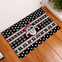 Skull Creepmas Christmas Yall Christmas Rubber Doormat Xmas Holiday Patterns - Wonder Print Shop