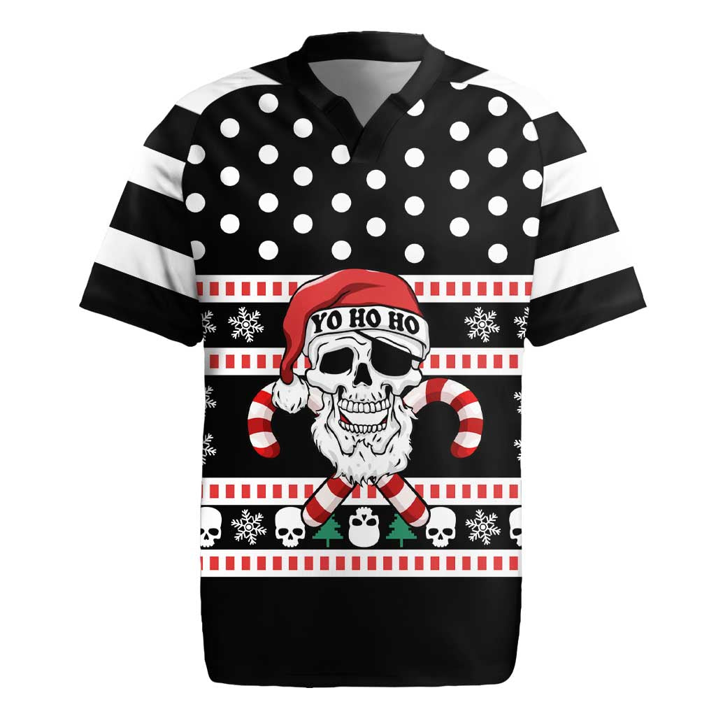 Skull Creepmas Christmas Yall Christmas Rugby Jersey Xmas Holiday Patterns - Wonder Print Shop