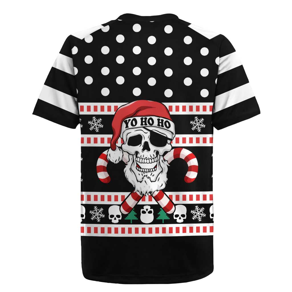 Skull Creepmas Christmas Yall Christmas Rugby Jersey Xmas Holiday Patterns - Wonder Print Shop