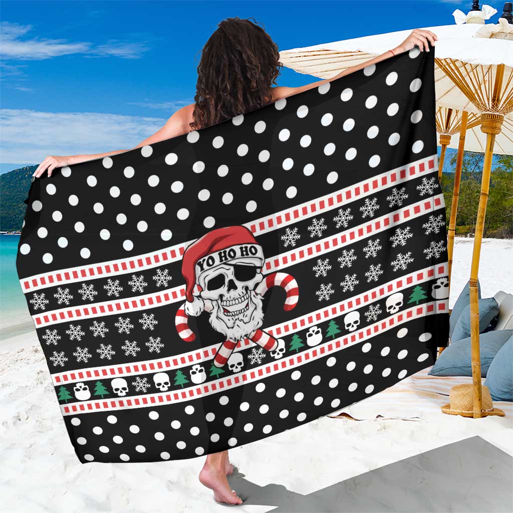 Skull Creepmas Christmas Yall Christmas Sarong Xmas Holiday Patterns - Wonder Print Shop