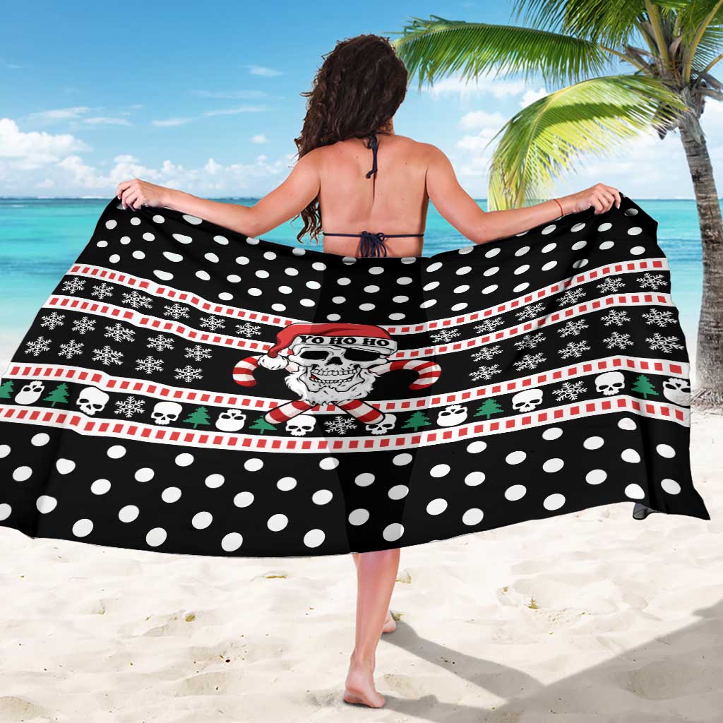 Skull Creepmas Christmas Yall Christmas Sarong Xmas Holiday Patterns - Wonder Print Shop
