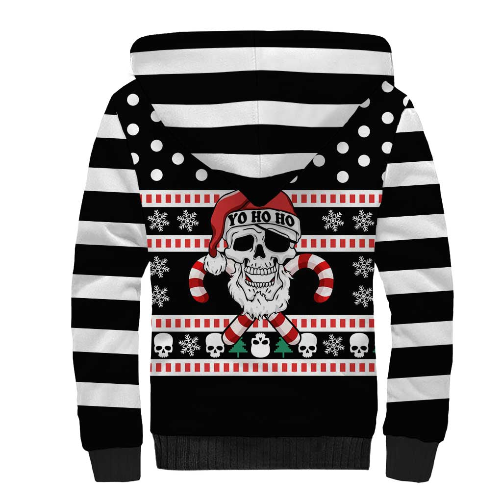 Skull Creepmas Christmas Yall Christmas Sherpa Hoodie Xmas Holiday Patterns - Wonder Print Shop