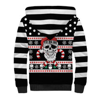 Skull Creepmas Christmas Yall Christmas Sherpa Hoodie Xmas Holiday Patterns - Wonder Print Shop